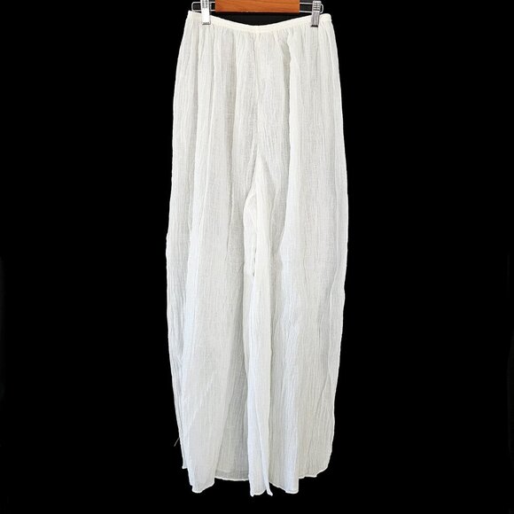 Vintage Papillon by Paula Carbone Matching Set White Knit Sweater and Pants - Picture 4 of 6